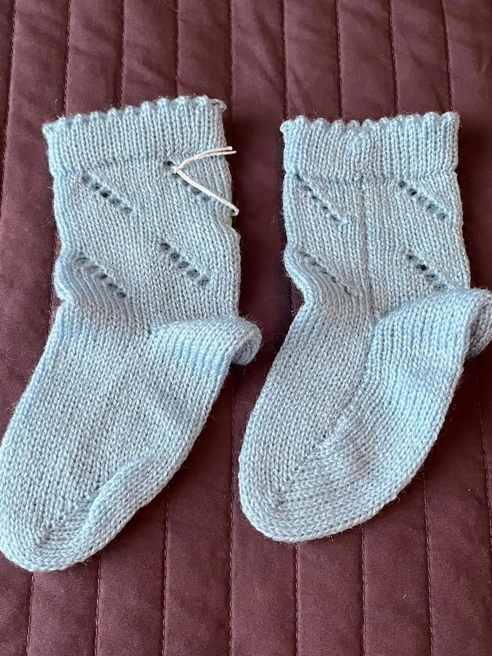 Handmade Knit & Crochet Baby Booties Socks Gift Set 4 Pairs